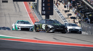 NASCAR star leaves pit road on STRETCHER after safety measure fails