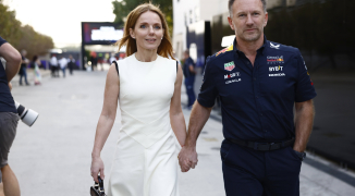 Geri Halliwell says farewell to Christian Horner for US adventure