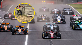 Beveiliger in Hongarije ziet F1-fan gat graven om op het circuit te komen