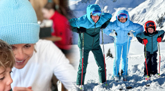 Familie Wolff net als Verstappen op skivakantie en toont kiekjes