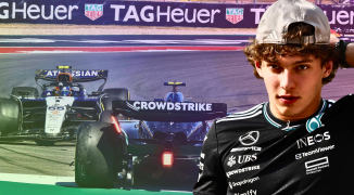 Antonelli wijst boos naar Sainz: 'Ik probeerde hem nog te ontwijken door niet de apex te raken'