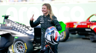 Mercedes-dame Pin raakt F1 Academy-zege kwijt in Saoedi-Arabië vanwege blunder na finish