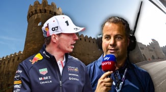 Ted Kravitz tangles with Max Verstappen's NAN after Baku win