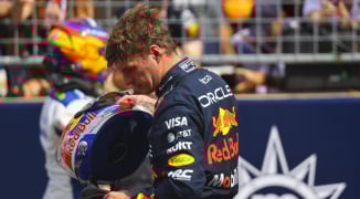 Verstappen over Norris in Austin: "Ik zag het meteen al"
