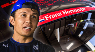 Albon onder de indruk van 'Franz Hermann': "Hij houdt gewoon van wat hij doet"