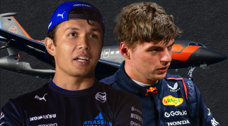 Albon met Verstappen in vliegtuig naar huis: 'Denk dat ik maar ga slapen dan'