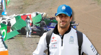 Ricciardo in HUGE smash with F1 rival as Japanese GP red-flagged