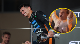 Norris viert feestje na titelwinst in Abu Dhabi