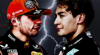 Verstappen geeft update over Russell-ruzie: "Ik heb niet echt tegen hem gepraat"