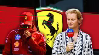 Nico Rosberg claims Lewis Hamilton has hit rock bottom at Ferrari