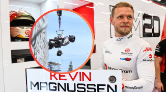 Magnussen wijst naar Pérez als schuldige van startcrash: "Duwde me gewoon de muur in"