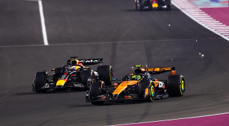 VIDEO | Norris bijna af van Verstappen na F1 Sprint: 'Spannend? Heb Max nergens gezien'