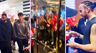 Fans bestormen F1-coureurs bij aankomst in Melbourne, Leclerc zet het op een rennen