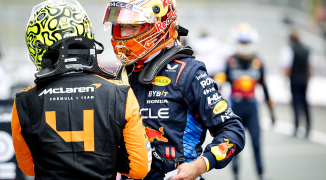 Norris se BURLA de Verstappen