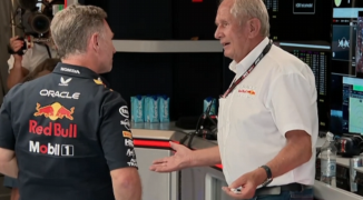 Social media gaat los op veelzeggende foto van Horner en Marko in Oostenrijk