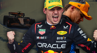 De regen valt, het spook ontwaakt: Verstappen is Norris’ grote nachtmerrie in kletsnat Brazilië