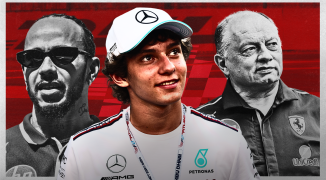 F1 Oggi: Ferrari mette Hamilton fuori dalla sua zona; Russell manda un messaggio frivolo su Verstappen