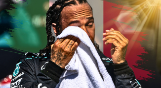 Hamilton komt met creatieve oplossing voor hitte en haalt schaar tevoorschijn