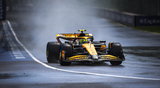 Norris snelste in eerste training voor GP Canada op opdrogende baan, Verstappen op P5