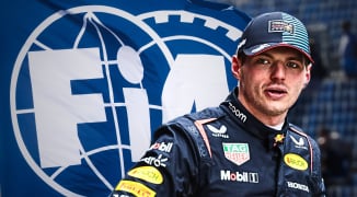 Verstappen ziet humor van raceban wel in: "Dan kan ik met vaderschapsverlof"