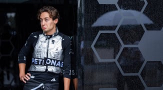 Russell overweegt nieuwe gridstraf met mogelijke motorwissel Mercedes in Las Vegas