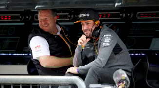 Brown zoekt hereniging met Alonso: "Zeg ik elke keer als ik hem zie"