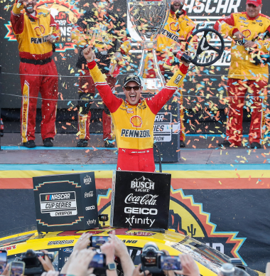 NASCAR Results Today: Logano enters history books with THIRD Cup Series title