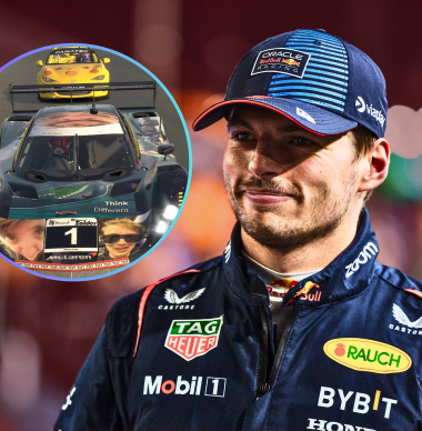 Verstappen steekt de draak met McLaren en Norris met kleurstelling voor goede doelen-race