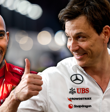 Wolff heeft nog altijd prima band met Hamilton: "Na veel Grands Prix vliegt hij met mij terug"