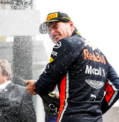 F1 star reveals Verstappen won race after getting 'PLASTERED'