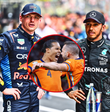 Verstappen en Hamilton kijken uit naar halve finale EK Voetbal: "App altijd met Virgil van Dijk"