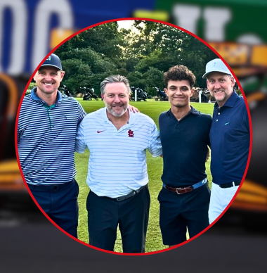 Norris krijgt klap van golfclub Brown: 'Moet je maar niet zo dichtbij staan'