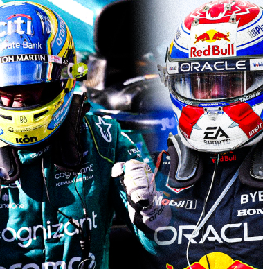 Alonso, ALCANZADO por Verstappen