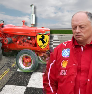 'Absolutely depressed!' F1 fans react to hilarious 'Ferrari tractor' crash