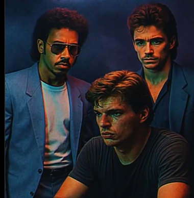 Fan maakt AI-versie van Miami Vice met Hamilton en Leclerc die Verstappen oppakken