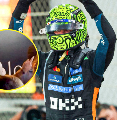 Norris belaagd door fan tijdens kampioenschapsfeest: 'Eruit!'