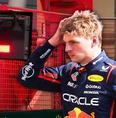 Max Verstappen goes OFF as red flag stops Barcelona testing