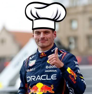 Verstappen gespot tijdens mini-vakantie in Portugal en duikt op in kokskleding