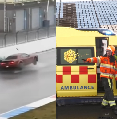 VIDEO: Brute crash maakt einde aan regenachtige Supercar Madness op TT Circuit Assen