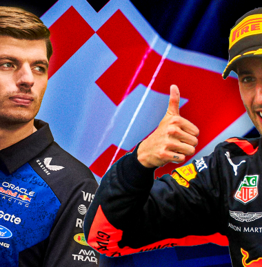 Ricciardo geeft startnummer drie met alle liefde door aan Verstappen: 'Natuurlijk zei ik ja'