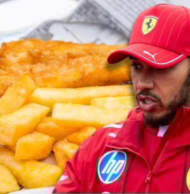 Lewis Hamilton takes aim at Fish & Chips but maybe he has a point