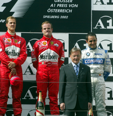 Barrichello niet naar Schumacher na advies familie: "Ze zeiden mij dat ik verdrietig zou zijn"