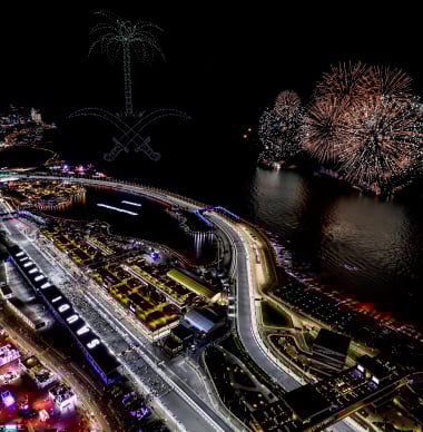 Arabia SOBORNA a artistas para actuar en su GP