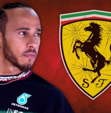 Hamilton over zwarte Ferrari in 2025: "Ik heb al even niet meer in een zwarte auto gereden"