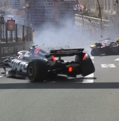 Full Monaco GP red flag chaos in detail as MULTIPLE cars involved in smash