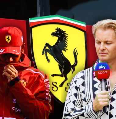 Nico Rosberg claims Lewis Hamilton has hit rock bottom at Ferrari