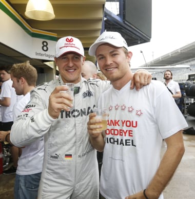 Rosberg wijst naar oud-teamgenoot Schumacher: "Hij was 'Mister Mind Games'"