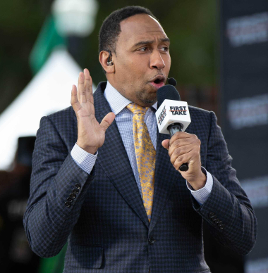 Stephen A Smith gives NASCAR star his flowers on ESPN's First Take