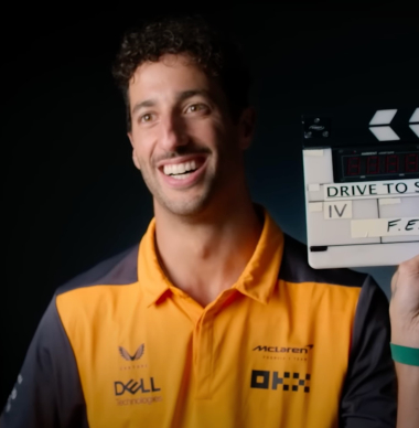 Country's fastest man backs Drive to Survive effect