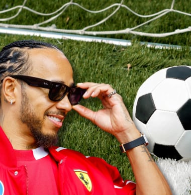 How Lewis Hamilton could have been a footballer